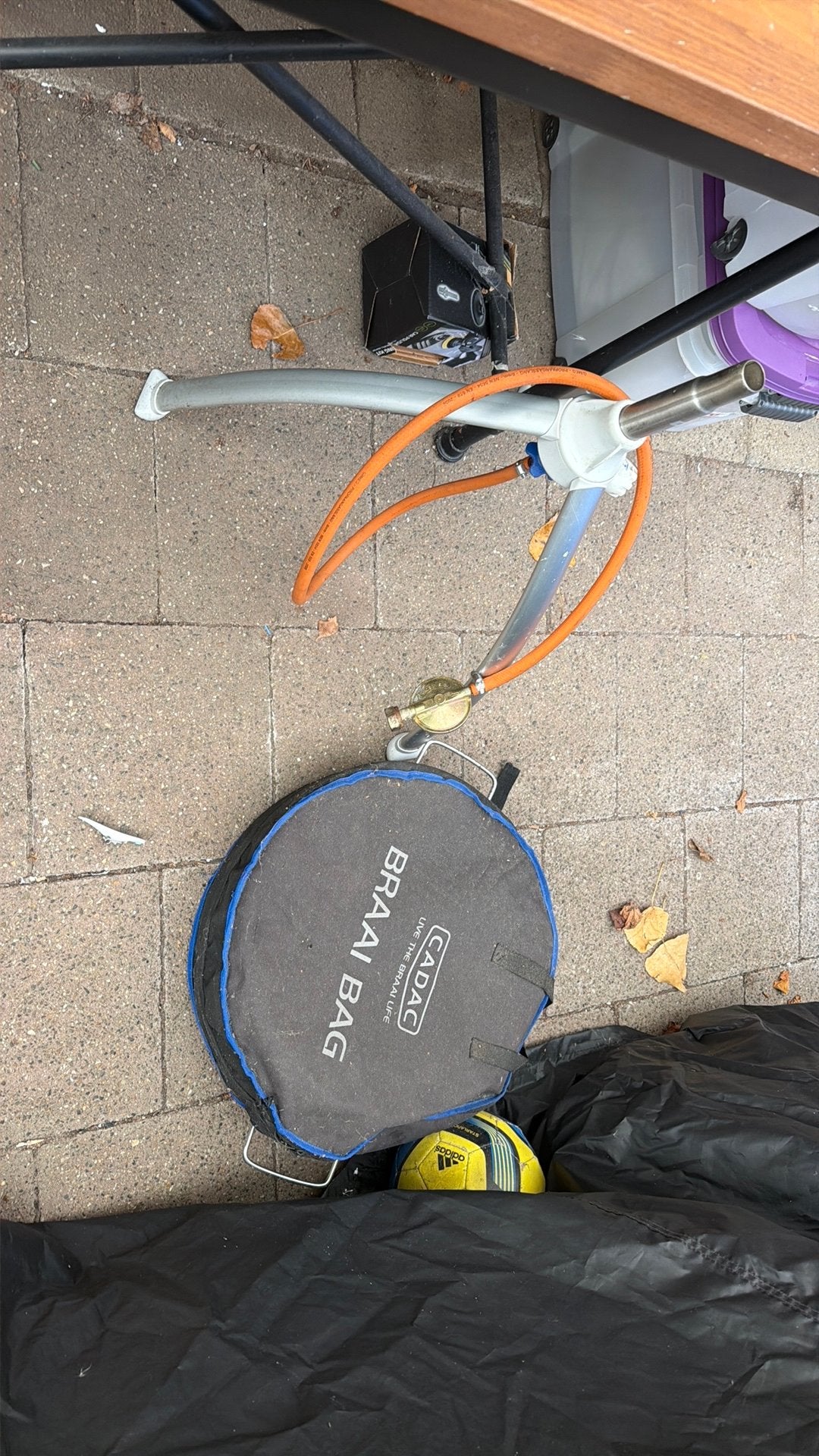 Skottelbraai, Ophalen, Zo goed als nieuw