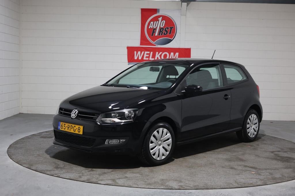 Volkswagen Polo 1.2-12V BlueMotion Comfortline, 1e eigenaar, Voorwielaandrijving, Euro 5, Zwart, 1198 cc