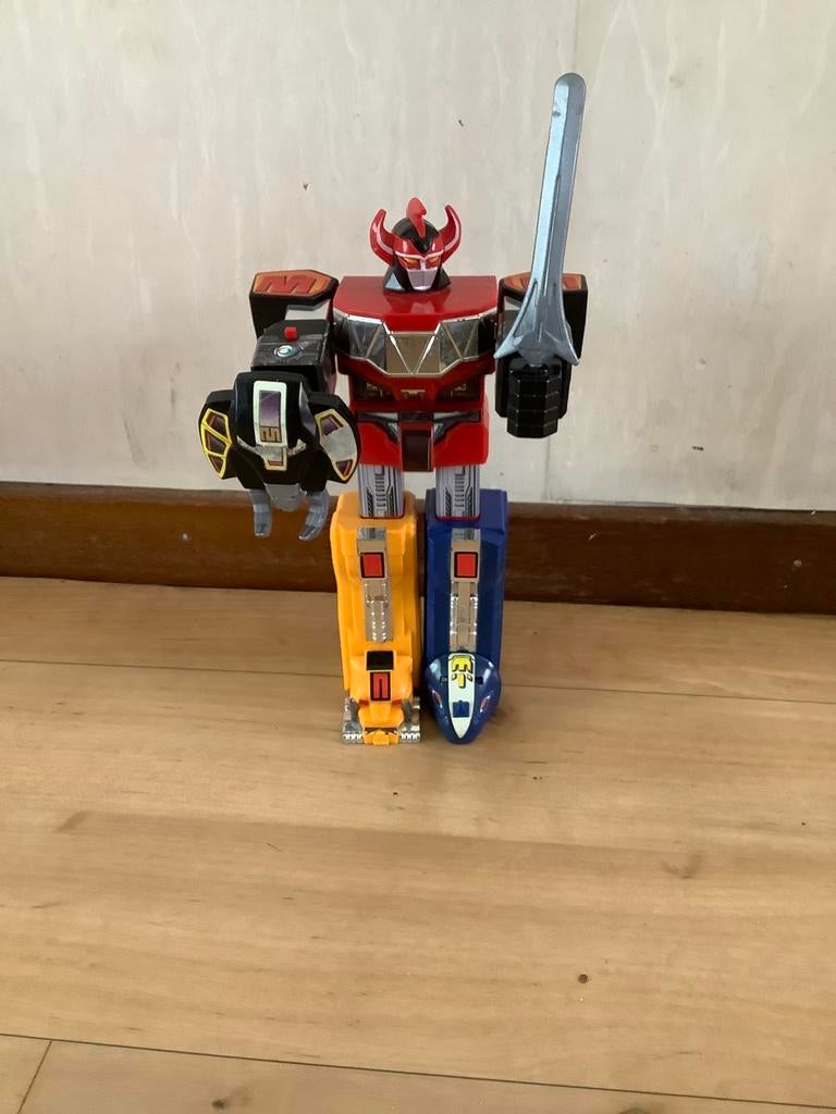 Power-Ranger BANDAI Mighty Morphin Megazord 1991 (76824)..., Verzamelen, Transformers, Ophalen of Verzenden, Gebruikt