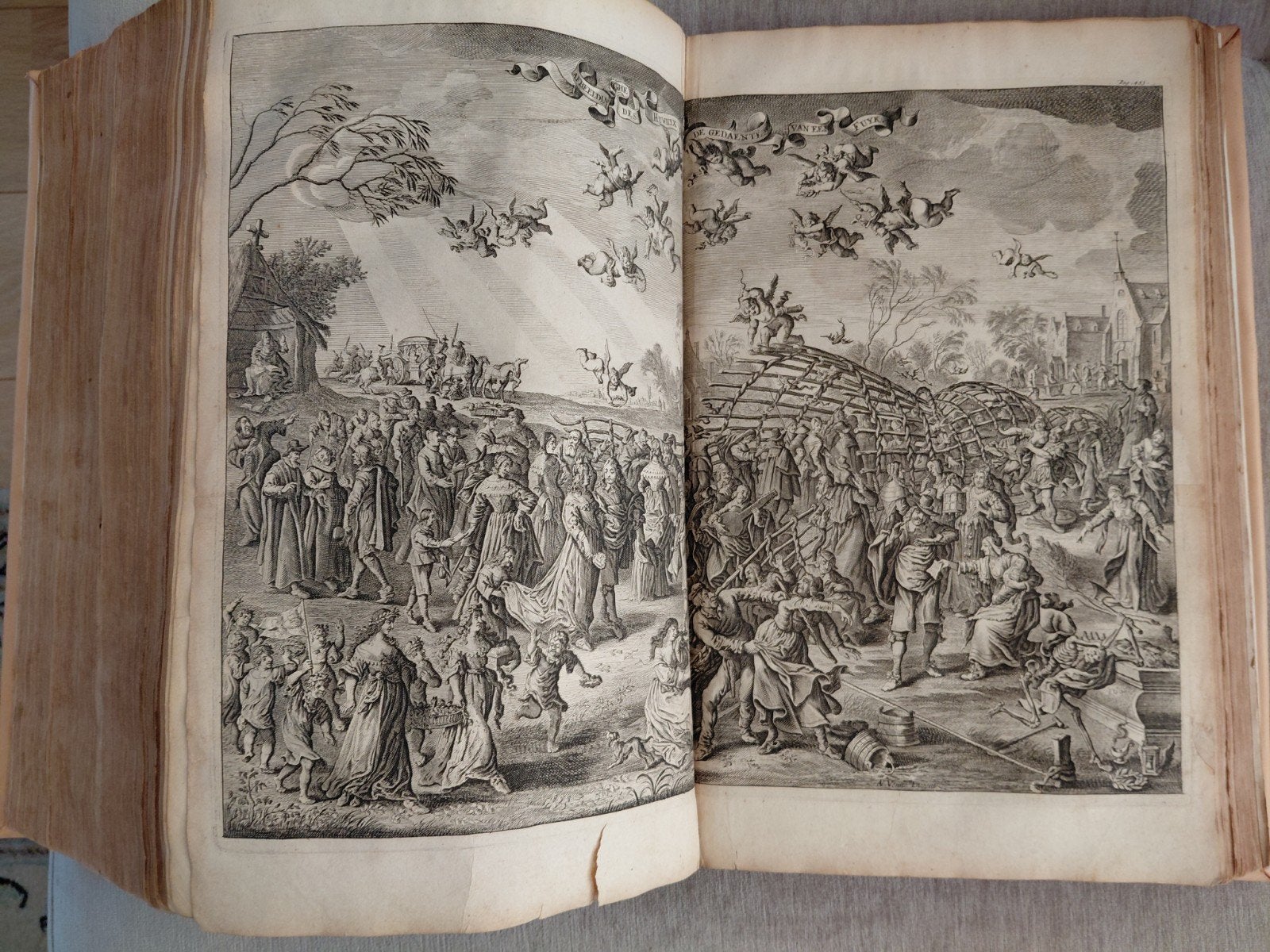 Jacob Cats Alle de wercken 1712 groot folio, compleet, Antiek en Kunst, Antiek | Boeken en Bijbels, Ophalen of Verzenden
