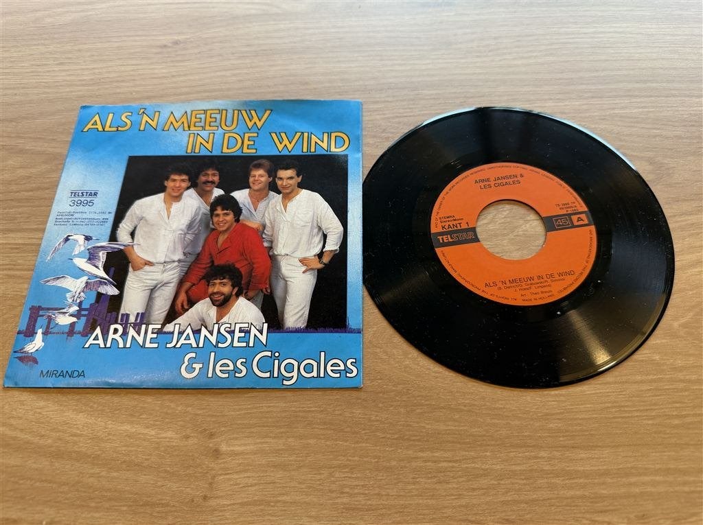 Arne Jansen & Les Cigales - Als \'n meeuw in de wind
