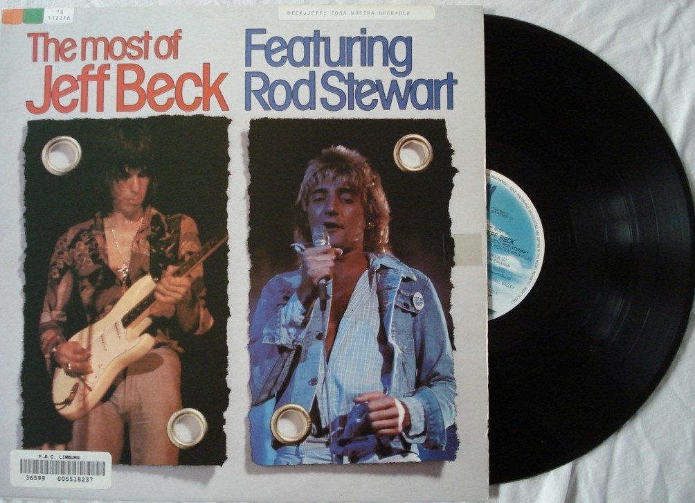 Jeff Beck - The most of Jeff Beck featuring Rod Stewart, LP, Gebruikt, Overige genres, Ophalen of Verzenden