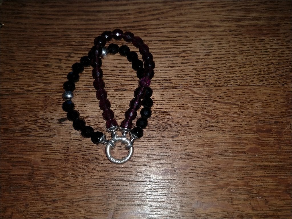 Zinzi armbandje met kralen. Dubbel snoer. Totale lengte incl, Ophalen of Verzenden, Nieuw, Zilver, Zilver