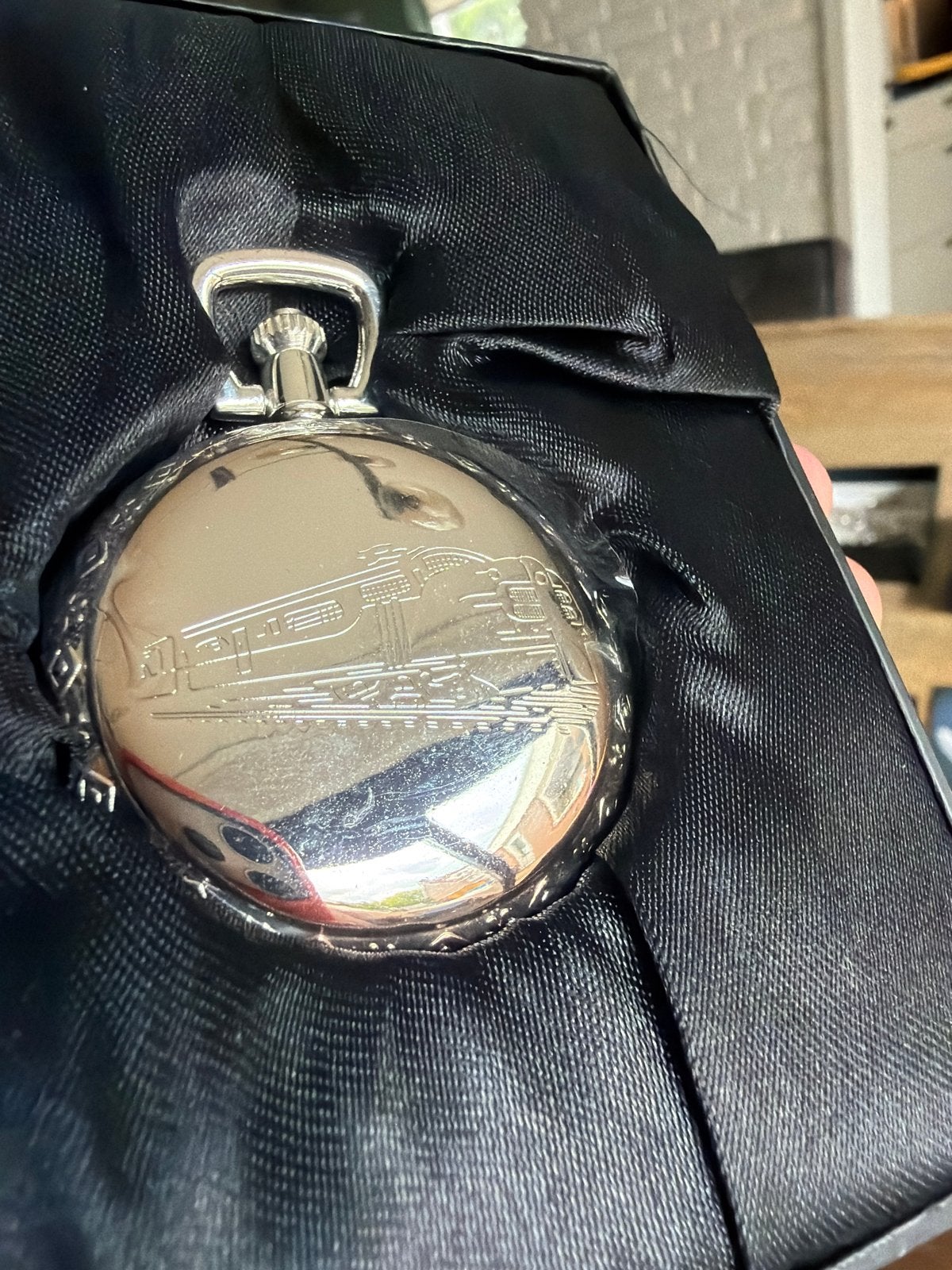 Carlston & Co Zakhorloge - Verzilverd met Mechanisch Uurwerk, Overige merken, Zakhorloge, Overige materialen, Ophalen of Verzenden