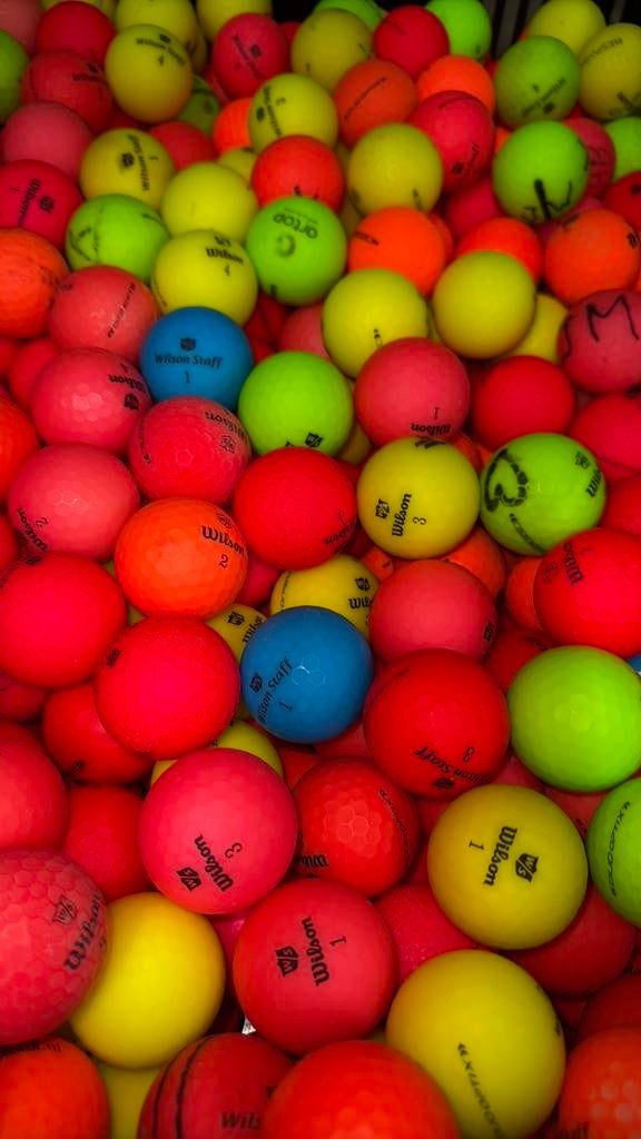 Matte wilson staff duo soft golfballen 50 stuks super deal, Ophalen of Verzenden, Zo goed als nieuw, Bal(len)