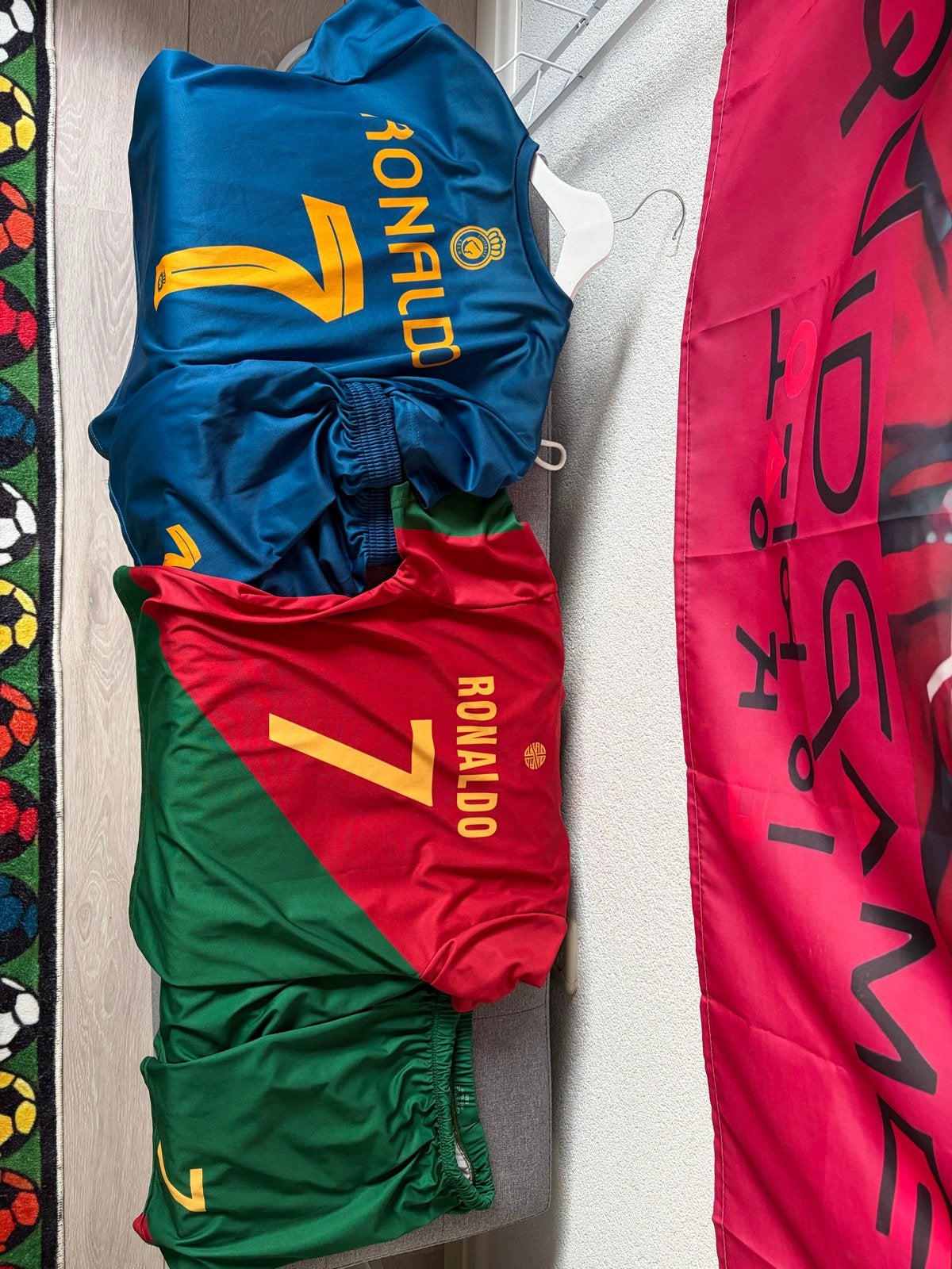 Ronaldo Voetbaltenues maat 152, Ophalen of Verzenden, Zo goed als nieuw, Jongen of Meisje