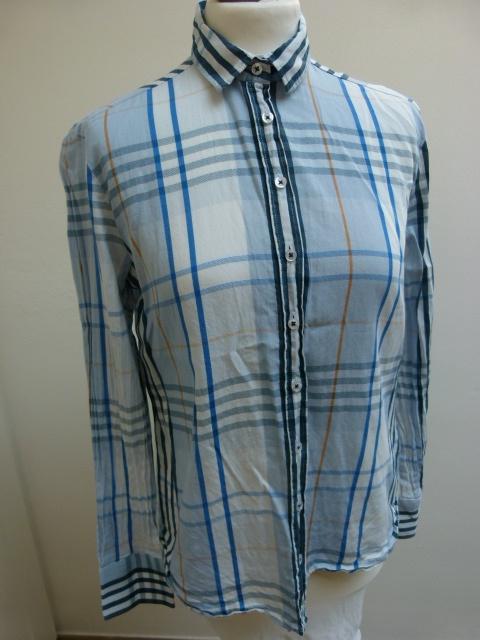 Geruite blouse ETERNA, maat 38 M katoen, Maat 38/40 (M), Overige kleuren, Ophalen of Verzenden, Zo goed als nieuw