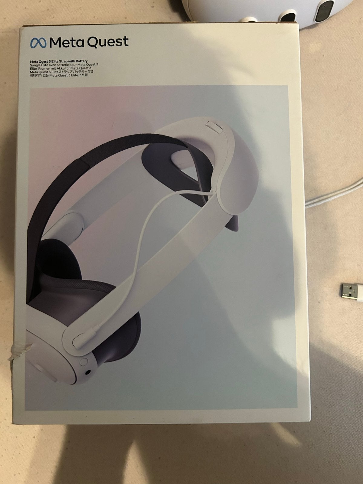 Meta Quest 3 512GB met Elite Strap en extra lange kabel, Ophalen of Verzenden, Zo goed als nieuw, VR-bril, Overige platformen