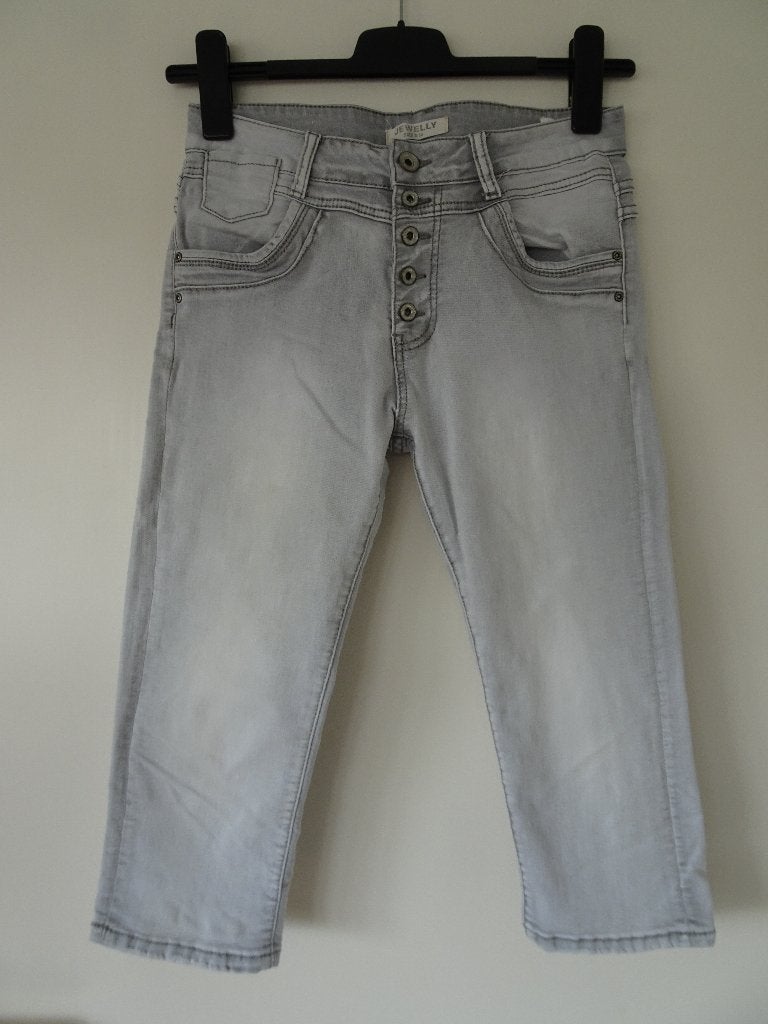 STRETCH SPIJKERBROEK VAN JE WELLY MAAT S, JE WELLY, Ophalen of Verzenden, Zo goed als nieuw, W30 - W32 (confectie 38/40)