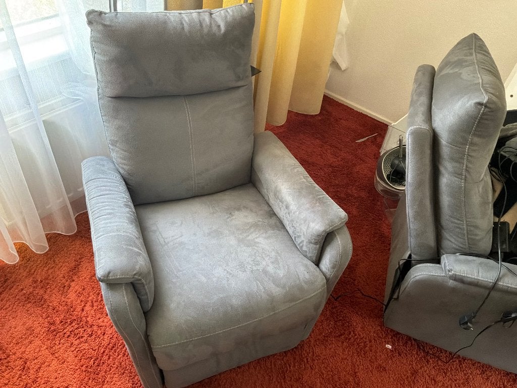 Huiskamer stoel, Huis en Inrichting, Stoelen, Ophalen, Gebruikt, Twee, Stof