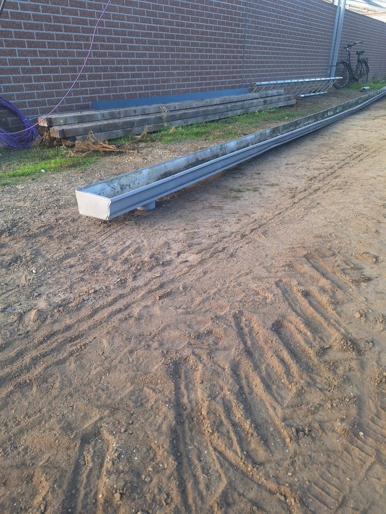 dakgoot, Doe-het-zelf en Verbouw, Ophalen, Gebruikt, 6 meter of meer, Aluminium
