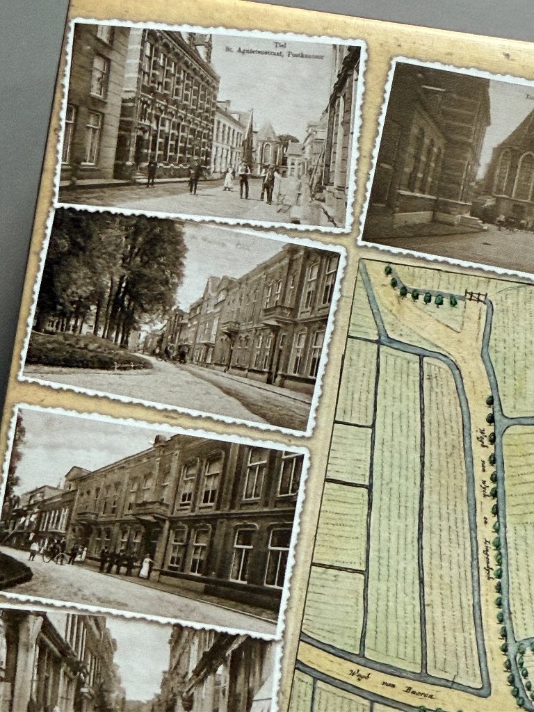 Legpuzzel  Tiel 1000 stukjes (1649 kaart van Blaeu), Ophalen of Verzenden, Zo goed als nieuw