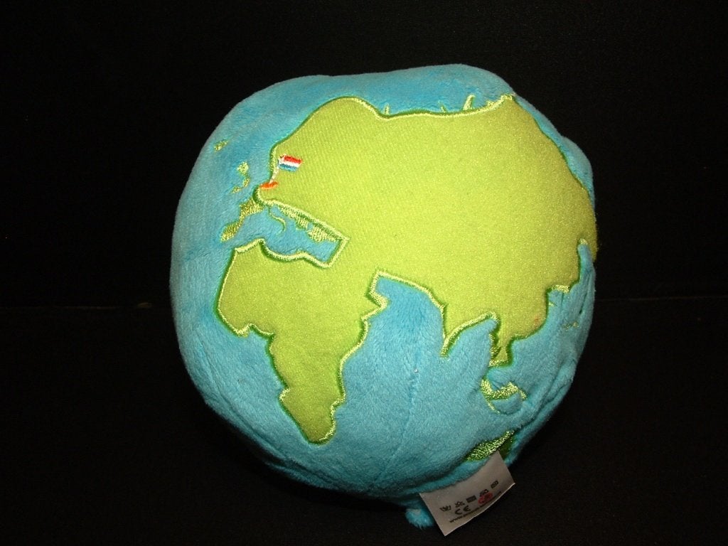 KLM KNUFFEL VLIEGTUIG/WERELDBOL VELOURS, Ophalen of Verzenden, Nieuw, Overige typen