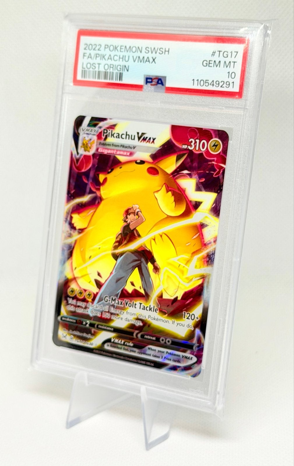 ️⚡️ Pikachu VMAX TG17 | PSA 10, Ophalen of Verzenden, Zo goed als nieuw, Losse kaart
