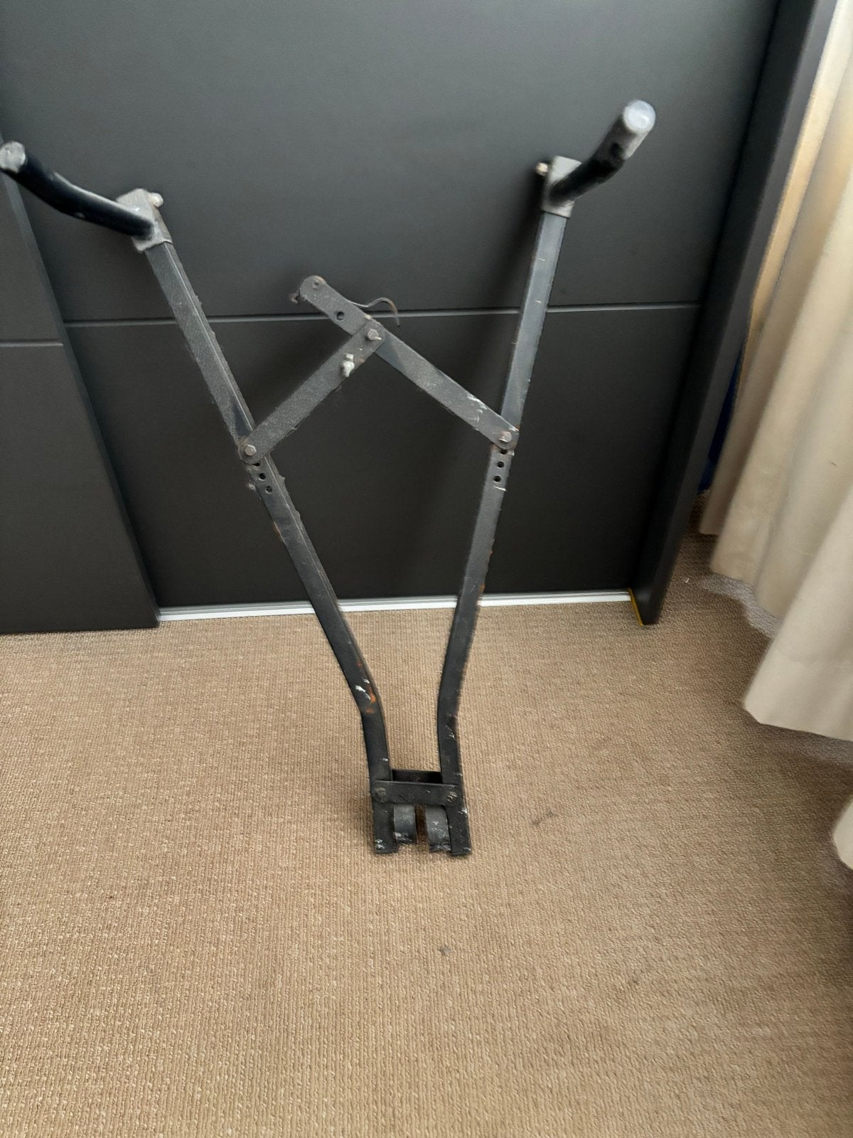 Opvouwbare fietsendrager, Ophalen, Gebruikt