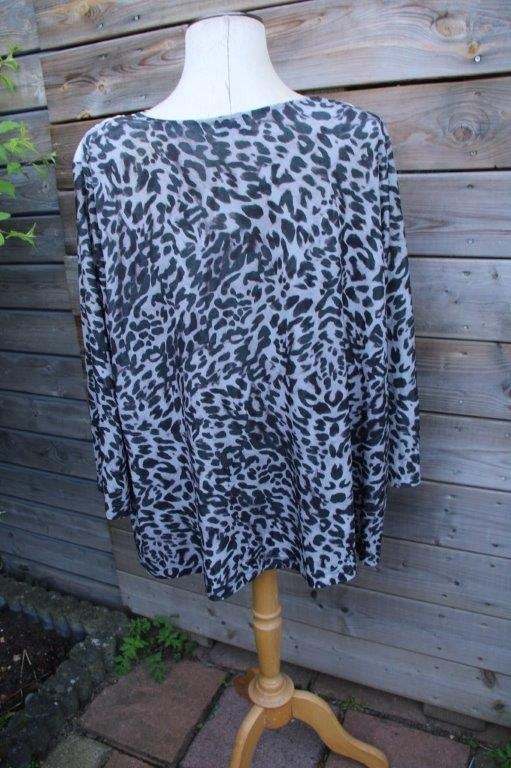 Tuniek zwart/ grijs/ rood Sommerman mt 52 Vaste prijs, Kleding | Dames, Grote Maten, Sommermann, Blouse of Tuniek, Ophalen of Verzenden