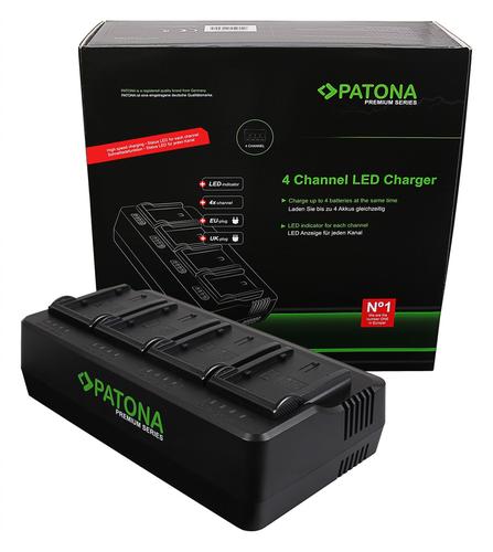 Premium 4-fold Charger Panasonic HDC-MDH2GK AJ-HPX270, Verzenden, Nieuw