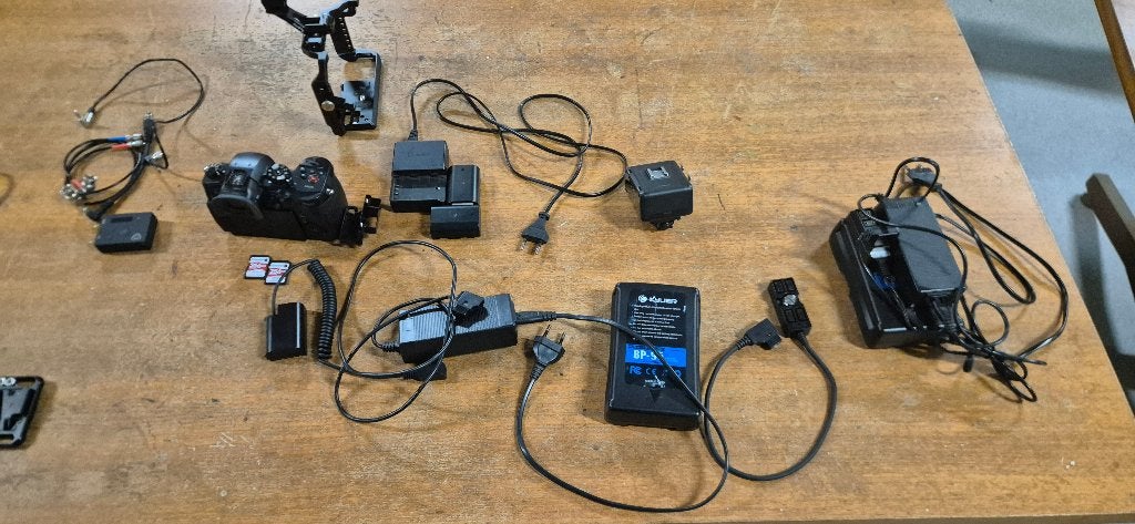 Professionele camera-uitrusting met accessoires, Gebruikt, Panasonic, Kantelbaar/draaibaar scherm, Systeemcamera
