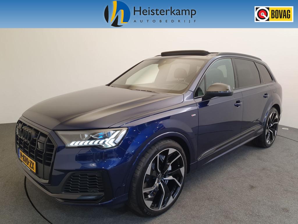Audi Q7 55 TFSI e quattro S-Line Panoramadak, Luchtvering, W, Auto's, Audi, Automaat, 12 maanden, Gebruikt, 2995 cc
