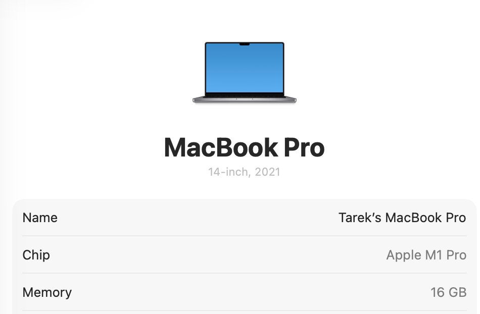 Foto 6 van MacBook Pro 14inch - 16GB - 2021