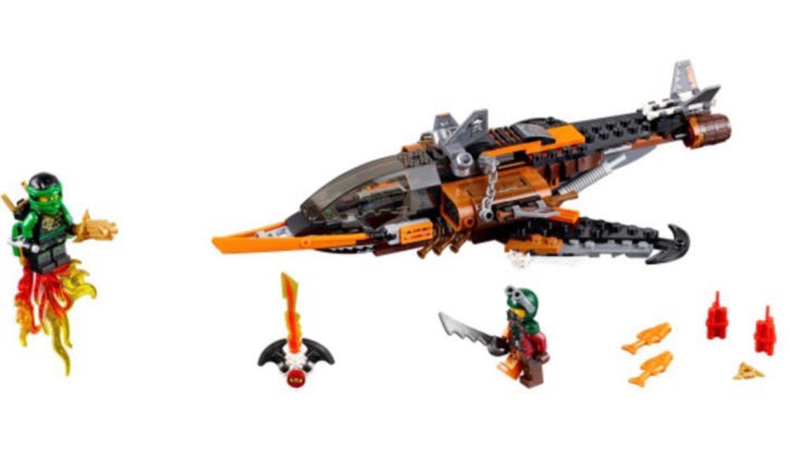 Lego Ninjago Haaienvliegtuig 70601, Ophalen, Gebruikt, Lego, Inclusief instructies