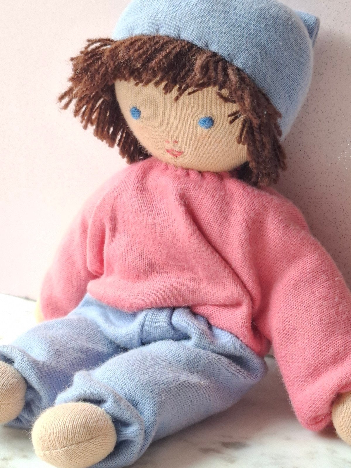 Vintage Waldorf popje zonnekind pixy, Verzenden, Zo goed als nieuw, Overige typen