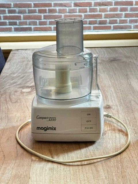 Magimix 3100 compact met defecte mengkom, Ophalen, Gebruikt, 2 tot 3 liter, Vaatwasserbestendig