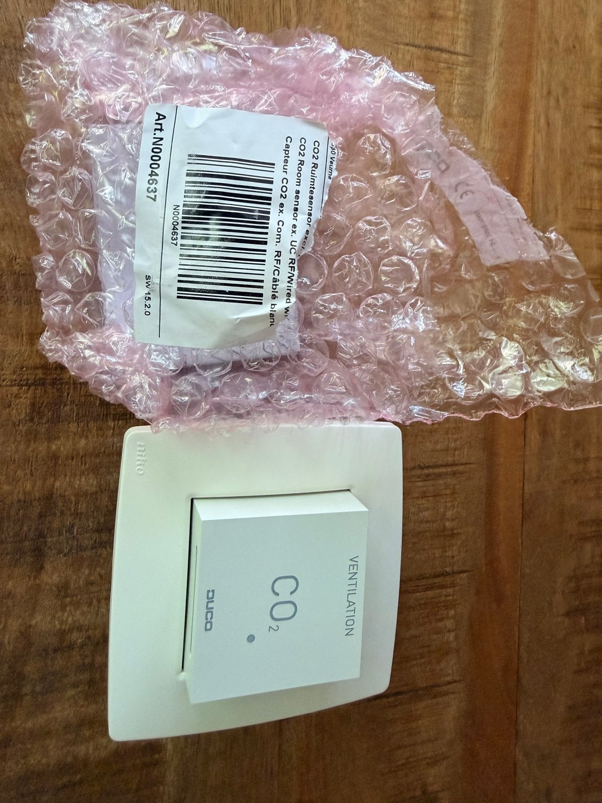 Duco CO2 sensor nieuw - Inbouw, wit, Ophalen of Verzenden, Nieuw