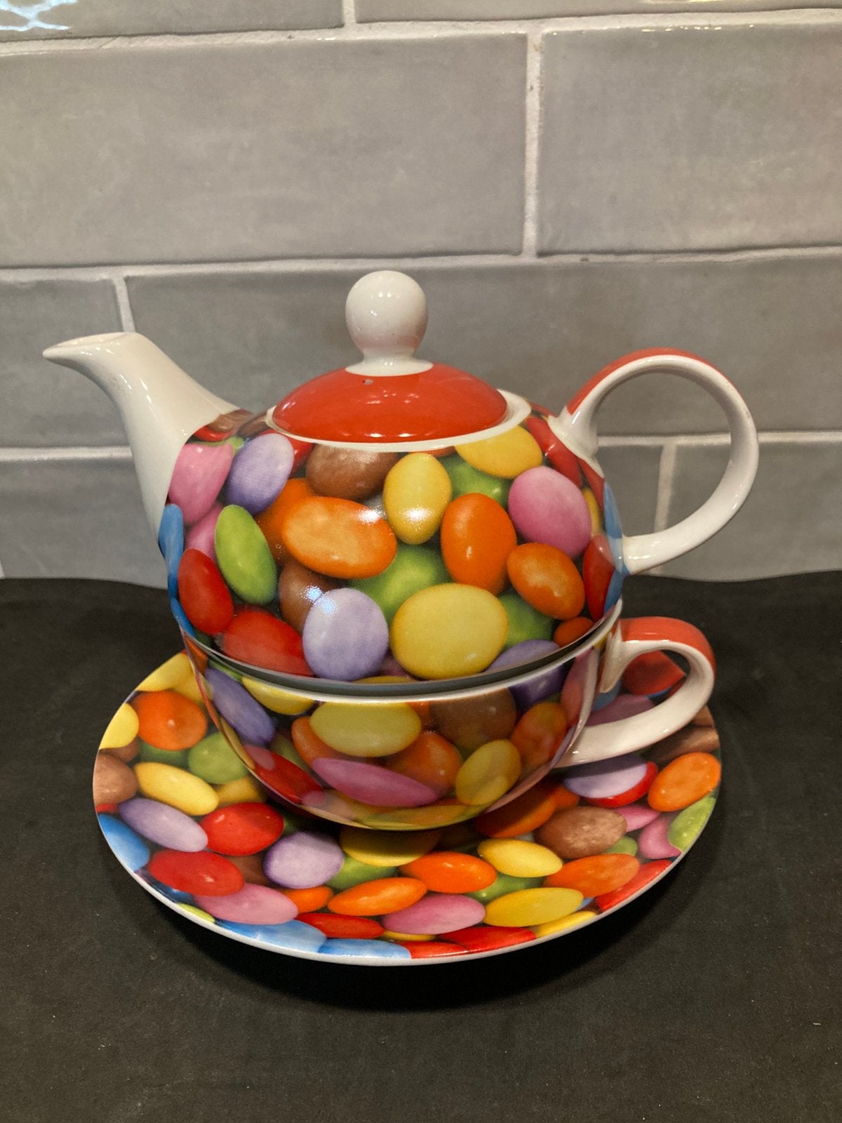 Tea for one Theepotje met kopje (271125), Ophalen of Verzenden, Zo goed als nieuw, Overige stijlen, Kop(pen) en/of Schotel(s)