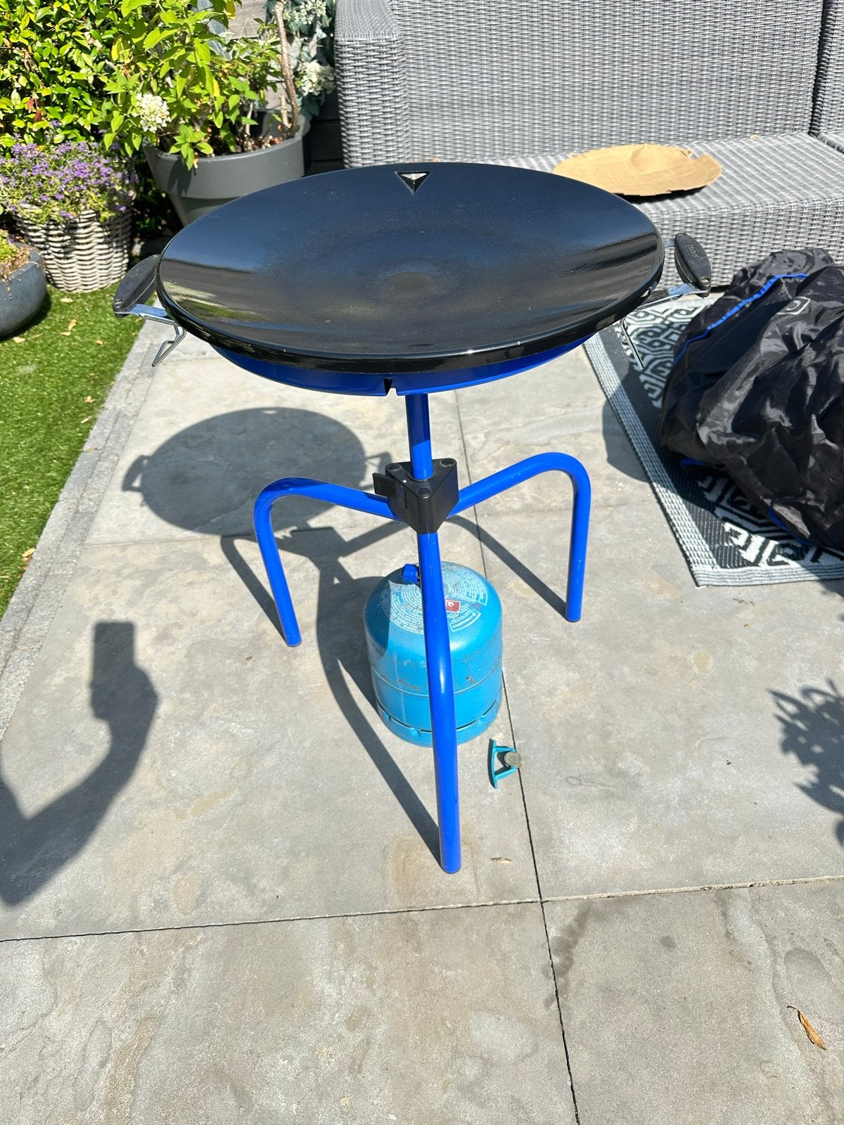 Cadac Skottelbraai met draagtas en gasfles, Ophalen, Gebruikt