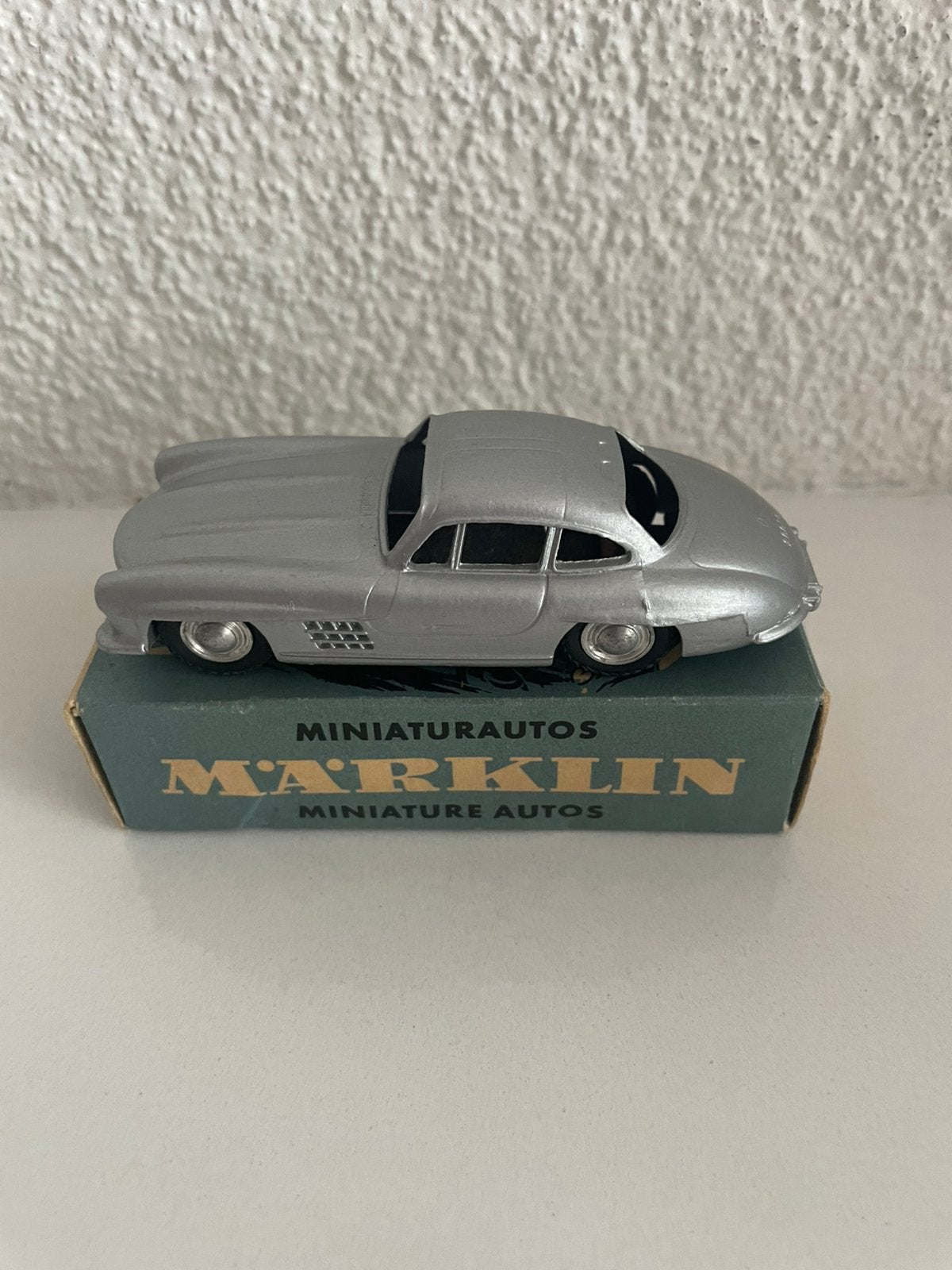 Originele Marklin 1:43 Mercedes 300 SL 8019 + doosje MINT, Ophalen of Verzenden, Nieuw, Auto, Overige merken