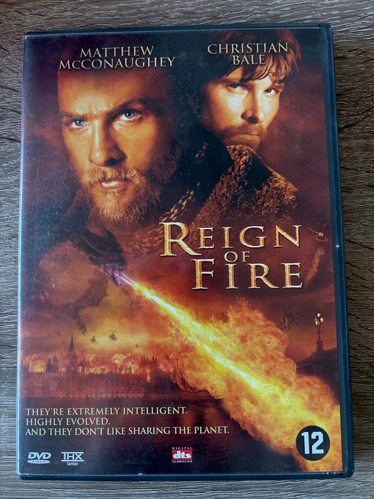 Reign of Fire DVD - Actie/Fantasy met Matthew McConaughey, Nederlands, Ophalen of Verzenden, Vanaf 12 jaar, Gebruikt