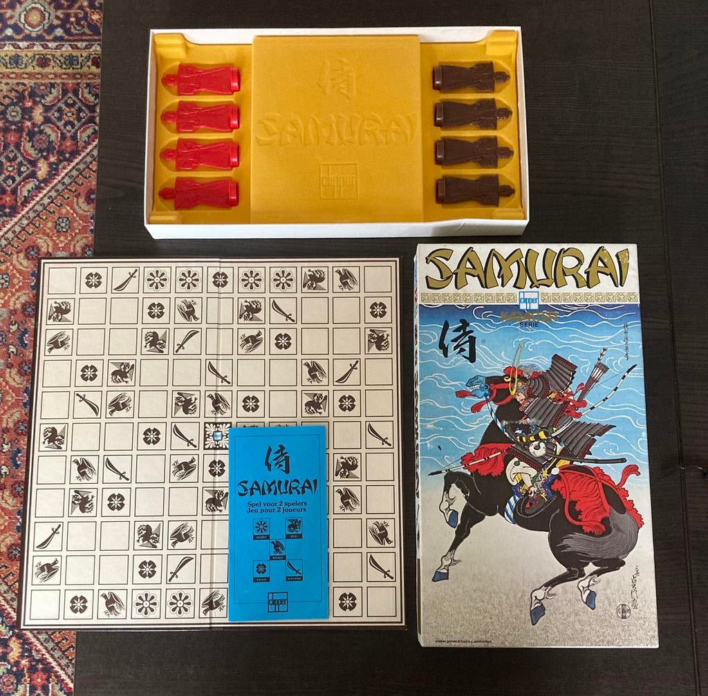 Vintage jaren ‘70 Samurai, Hobby en Vrije tijd, Gezelschapsspellen | Bordspellen, Ophalen of Verzenden, Gebruikt