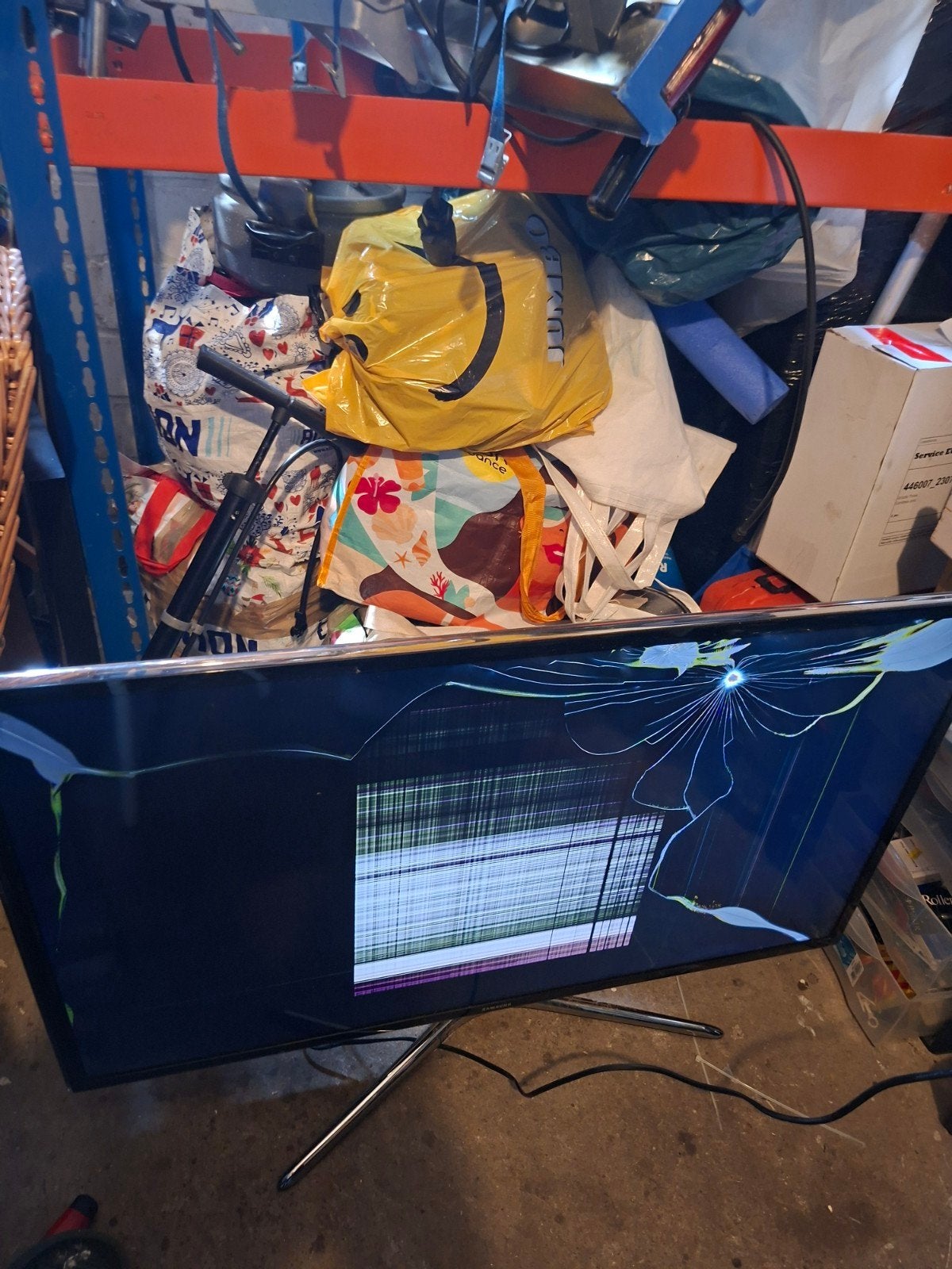 Defecte Samsung TV - Onderdelen of reparatie, LED, 50 Hz, Ophalen of Verzenden, Samsung