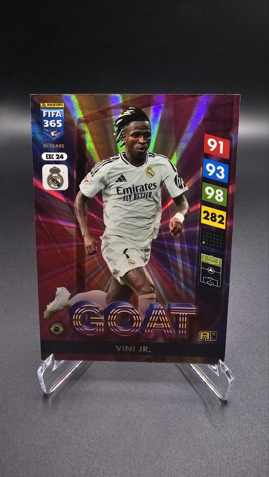 Panini FIFA 365 Vini Jr. GOAT Spelerskaart Real Madrid EXC24, Verzamelen, Ophalen of Verzenden
