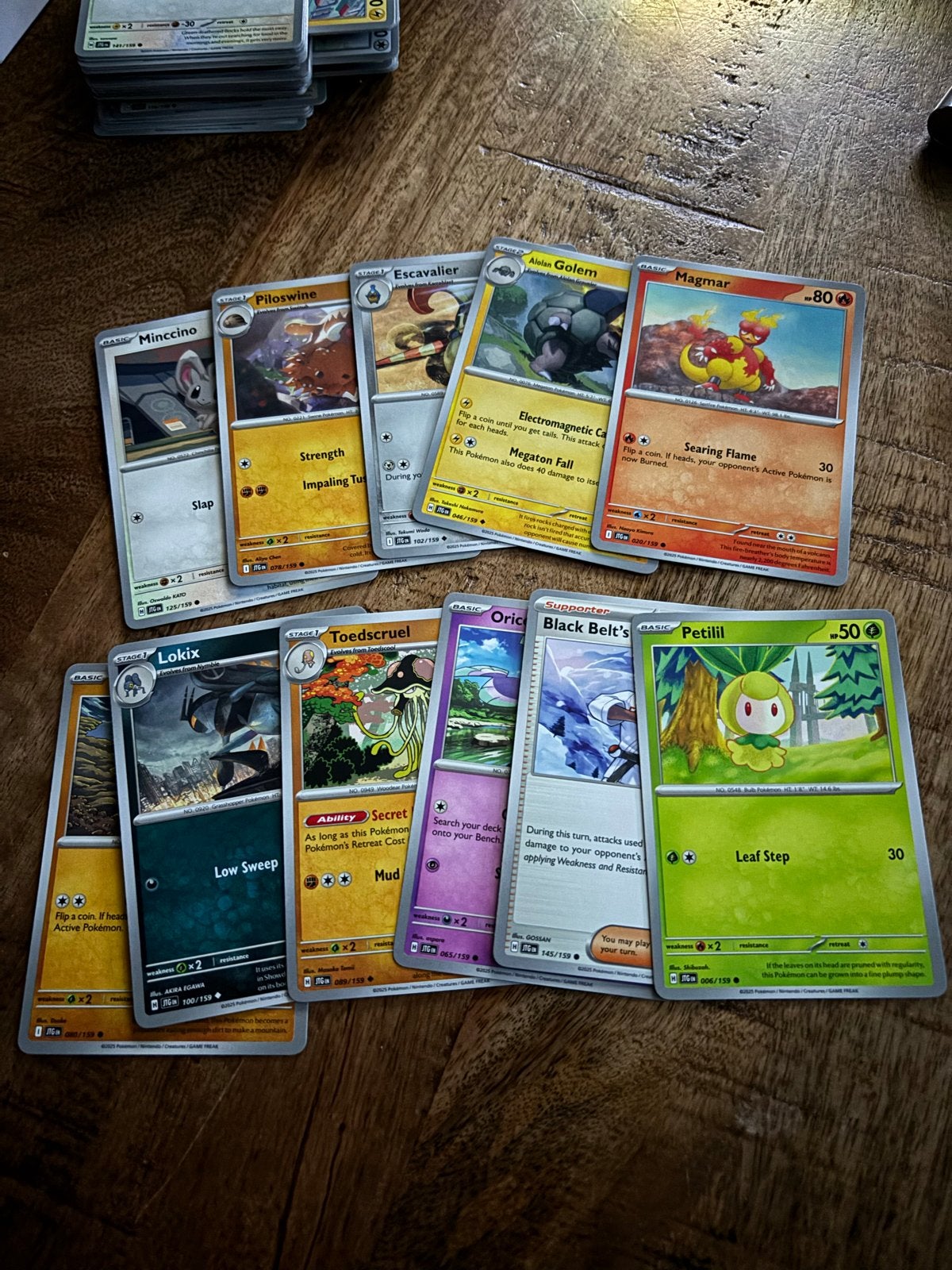 Pokémon kaarten bundel - 11 stuks, zo goed als nieuw, Ophalen of Verzenden, Zo goed als nieuw, Meerdere kaarten