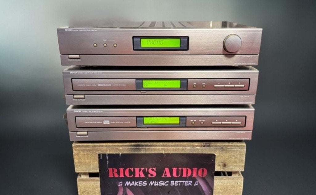 Denon DRA- /DR- / DCD-210 • Complete Hi-Fi Set • GEREVISEERD, Tuner of Radio, DENON S-210 SYSTEEM (RECEIVER, CD-SPELER, CASSETTEDECK, AFSTANDSBEDIENING RC-111)