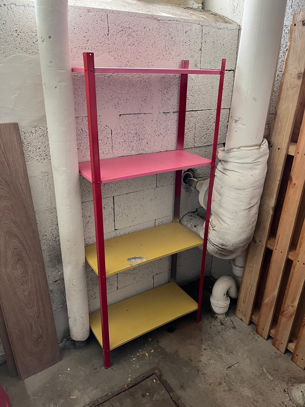 Hyllis Ikea stellingkast geverfd GRATIS, Ophalen, Gebruikt