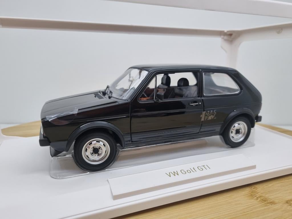 Norev Volkswagen Golf GTI 1976 Zwart 1:18, G, Auto, I, Nieuw
