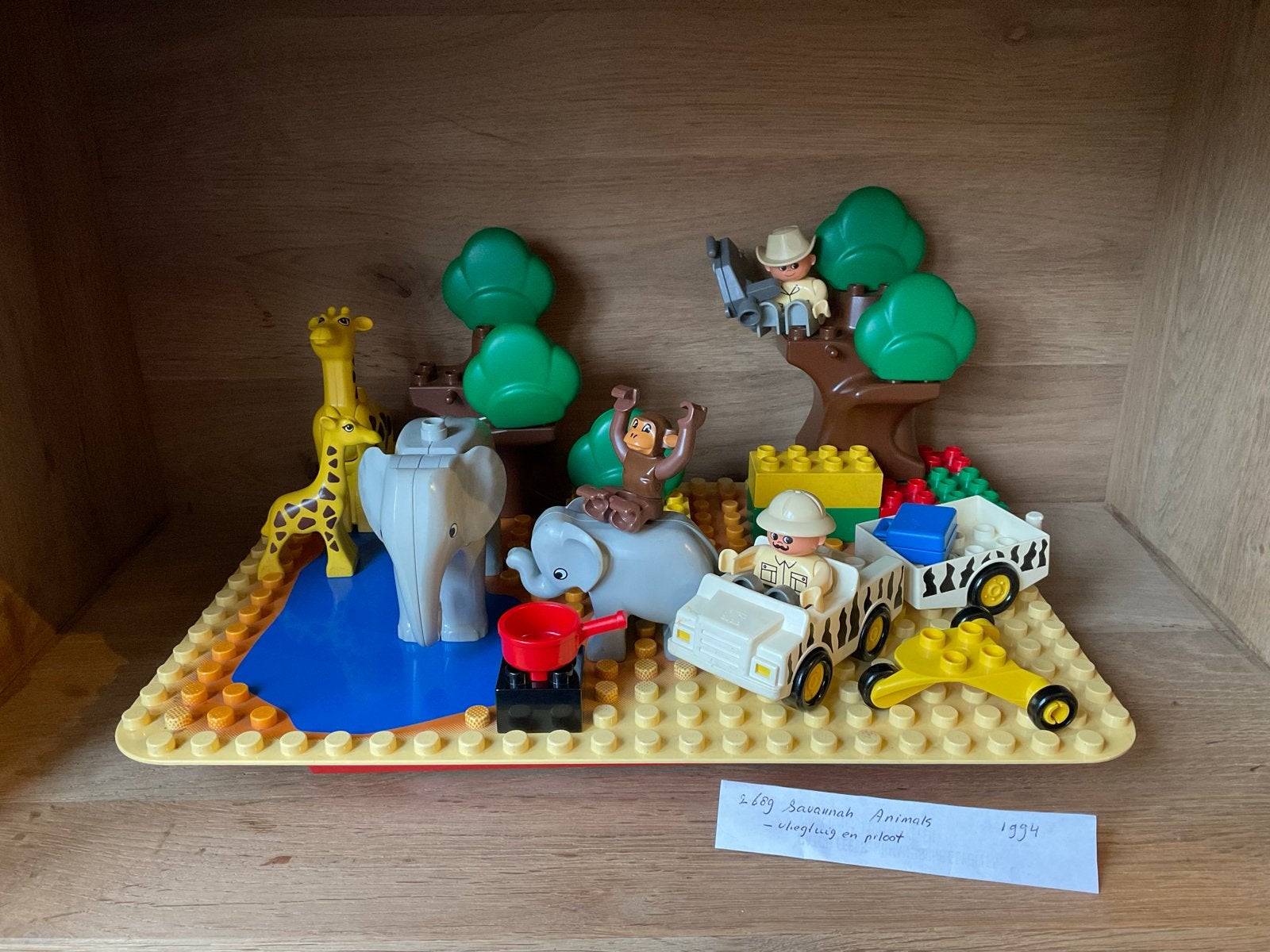 Lego Duplo Savannah Dieren Speelset uit 1994, Ophalen of Verzenden, Zo goed als nieuw, Overige merken