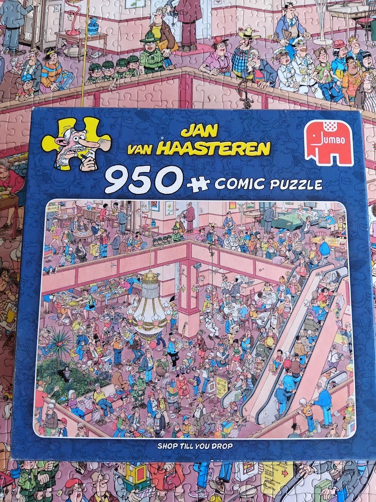 Jan van Haasteren - Shop till you drop 950 stukjes, Ophalen of Verzenden, 500 t/m 1500 stukjes, Zo goed als nieuw, Legpuzzel