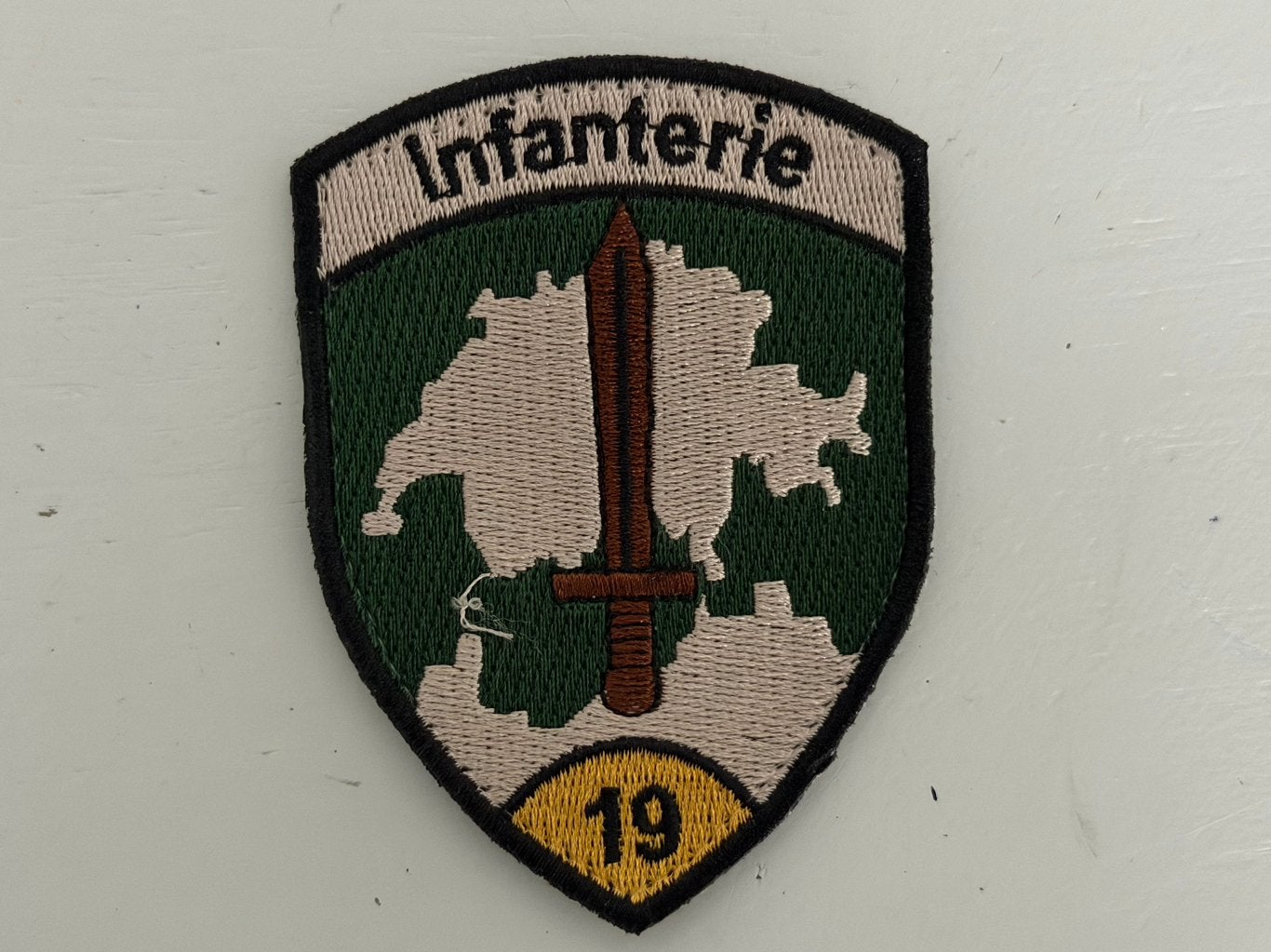 Patch Infanterie, Ophalen of Verzenden, Landmacht, Nederland, Embleem of Badge