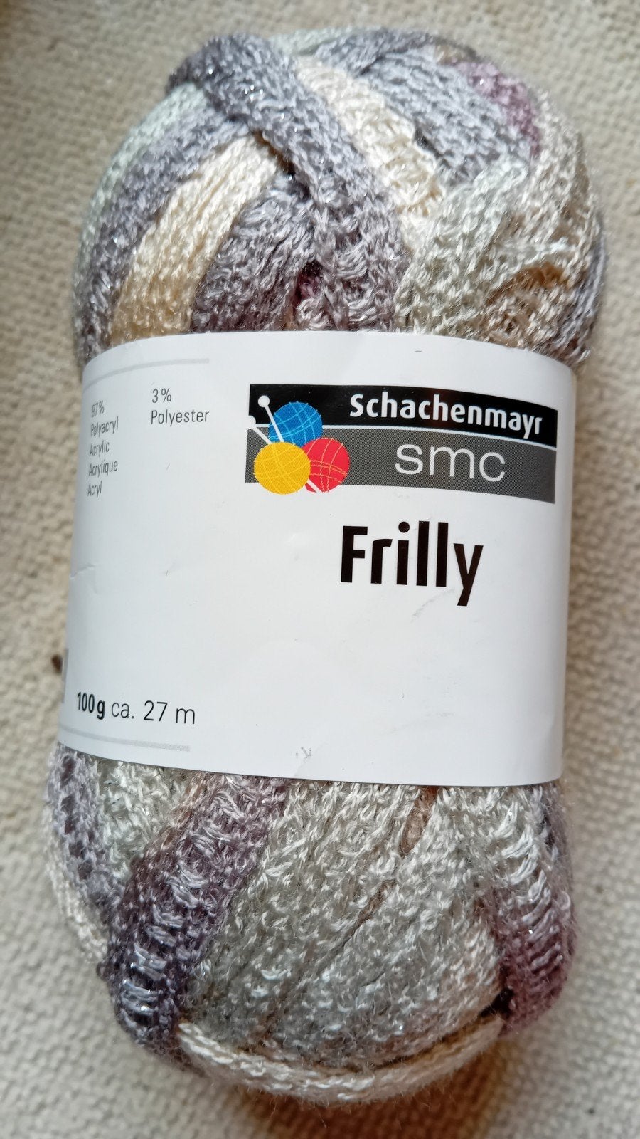 15 stuks Schachenmayr SMC Frilly Wol - Nieuw (100g, 27m), Ophalen of Verzenden