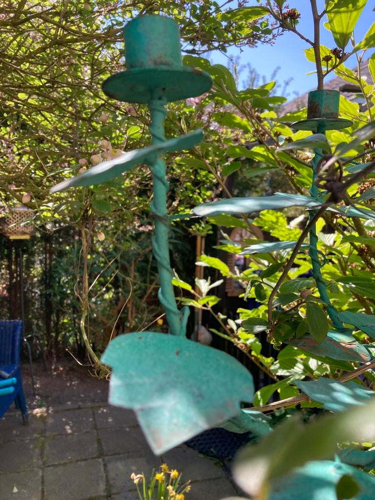 Brocante kandelaar, nostalgisch, voor brocante tuin, decor, Ophalen