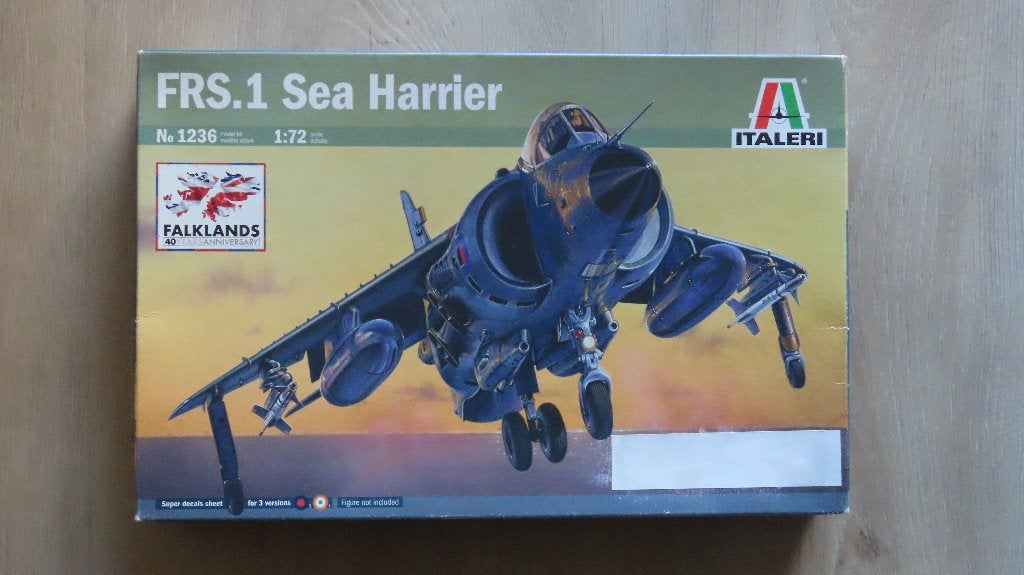 FRS.1 Sea Harrier Italeri 1/72, Hobby en Vrije tijd, Modelbouw | Vliegtuigen en Helikopters, Ophalen of Verzenden, 1:72 tot 1:144