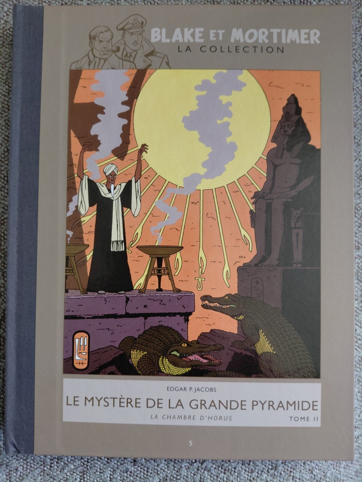 Blake et Mortimer - Le Mystère de la Grande Pyramide., Eén stripboek, Ophalen of Verzenden, Gelezen