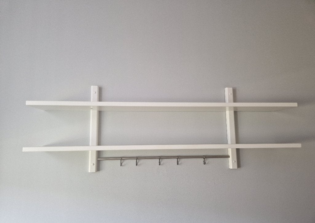 Wandrek met 5 haken, Huis en Inrichting, Keuken | Keukenbenodigdheden, Ophalen, Overige typen, Hout, IKEA