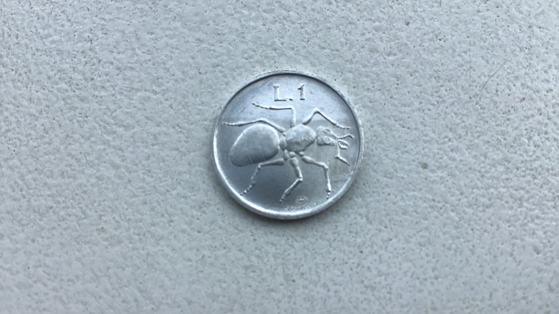 San Marino 1 lire 1974., Postzegels en Munten, Munten | Europa | Niet-Euromunten, Ophalen of Verzenden, Overige landen