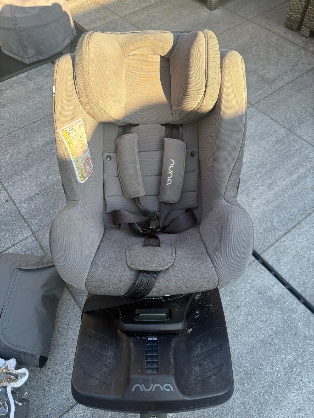 Nuna Norr autostoel met isofix en slaapstand, Gebruikt, 0 t/m 18 kg, Slaapstand, Isofix