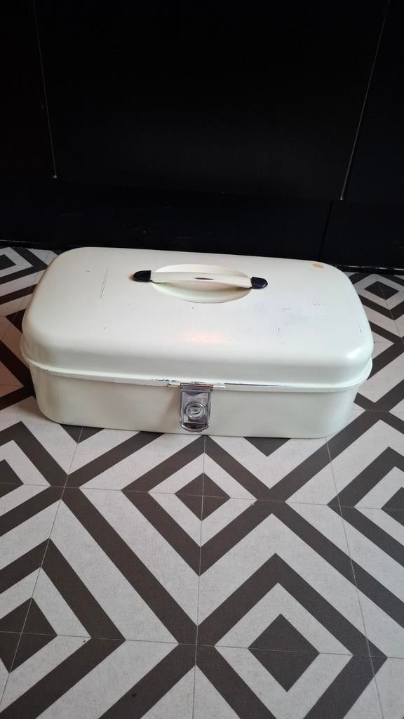 Brabantia broodtrommel & koekblik, Antiek en Kunst, Antiek | Emaille, Ophalen